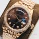 Swiss Replica Rolex Day-Date President Watch - Rolex Day Date Chocolate Diamond Watch (2)_th.jpg